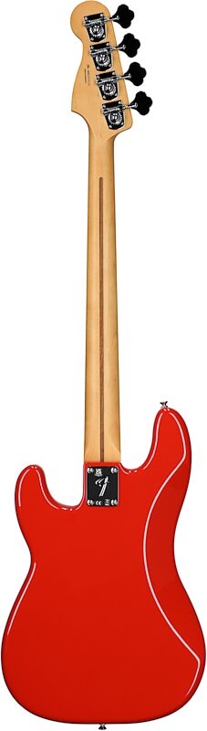 Fender Player II Precision Electric Bass, with Rosewood Fingerboard, Coral Red, Full Straight Back