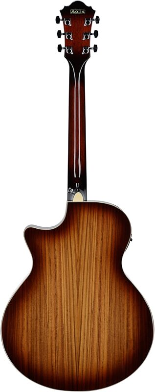 Ibanez AE160 Acoustic-Electric Guitar, Vintage Mahogany Sunburst, Full Straight Back