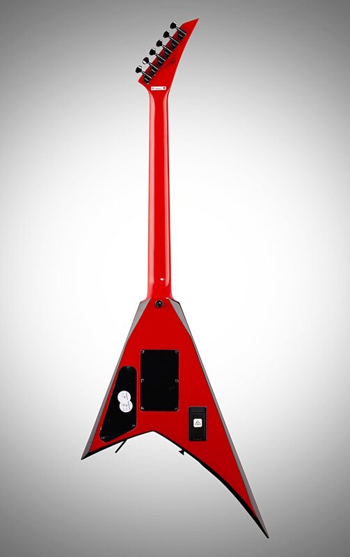 Jackson X Series Rhoads RRX24 Electric Guitar, with Laurel Fingerboard, Red with Black Bevel, Full Straight Back