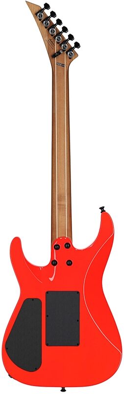 Jackson American Series Virtuoso Electric Guitar (with Case), Rocket Red, Full Straight Back