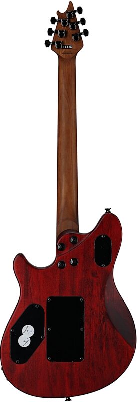 EVH Eddie Van Halen WG Wolfgang Standard Exotic Electric Guitar, with Maple Fingerboard, Zebrawood Natural, Full Straight Back