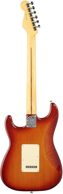 Fender American Pro II HSS Stratocaster Electric Guitar, Maple Fingerboard (with Case), Sienna Sunburst, Open Box (Very Good), Full Straight Back