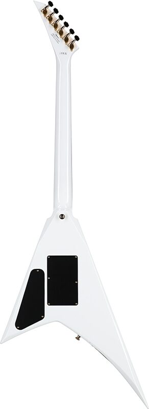 Jackson Concept Rhoads RR24 HS Electric Guitar (with Case), White with Black Pinstripes, Full Straight Back