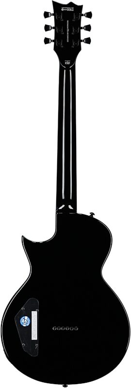 ESP LTD EC-201FT Electric Guitar, Black, Full Straight Back