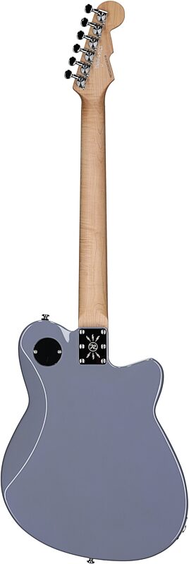 Reverend Charger 290 Electric Guitar, Left-Handed, Periwinkle, Full Straight Back