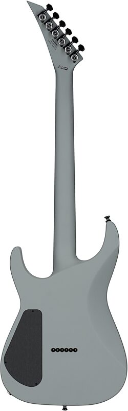 Jackson American Series Soloist SL2 DX HT Electric Guitar (with Case), Satin Porsche Gray, Full Straight Back