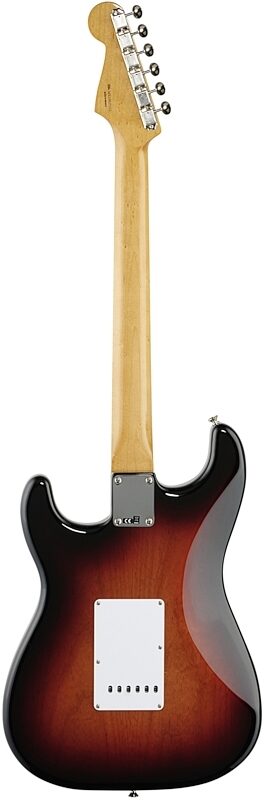 Fender Vintera '60s Stratocaster Electric Guitar, Pau Ferro (with Gig Bag), 3-Color Sunburst, Full Straight Back