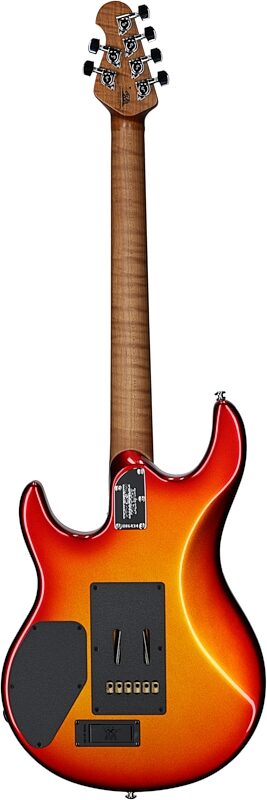 Ernie Ball Music Man Luke 4 HSS Electric Guitar, Fireball, Full Straight Back