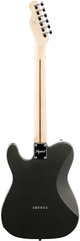 Squier Affinity Telecaster Deluxe Electric Guitar, Laurel Fingerboard, Charcoal Frost Metallic, Full Straight Back
