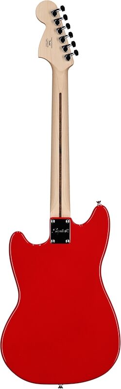 Squier Sonic Mustang Maple Neck Electric Guitar, Torino Red, Full Straight Back