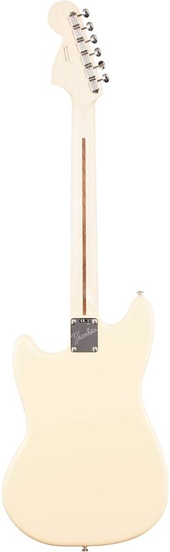 Fender American Performer Mustang Electric Guitar, Rosewood Fingerboard (with Gig Bag), Vintage White, Full Straight Back