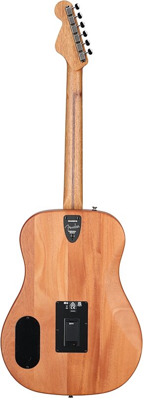 Fender Highway Dreadnought Acoustic-Electric Guitar (with Gig Bag), Natural, Full Straight Back