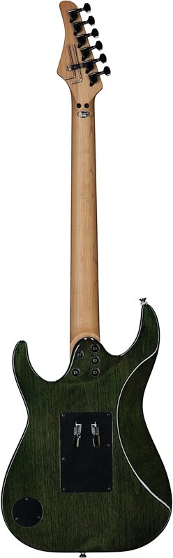 Kramer Volante Quilt HHFR Electric Guitar (with Gig Bag), Ultramarine Burst, Full Straight Back