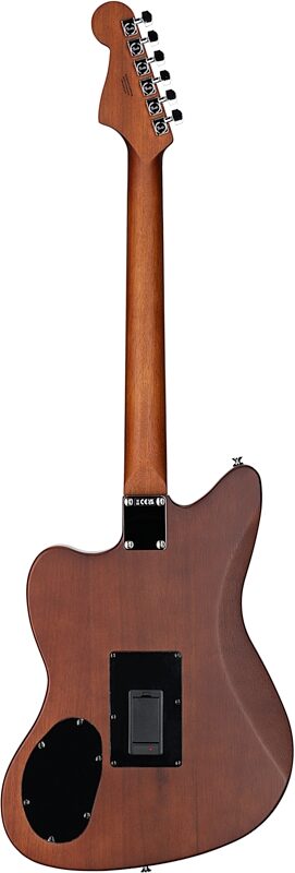 Fender Acoustasonic Standard Jazzmaster Acoustic-Electric Guitar, Honey Burst, Full Straight Back