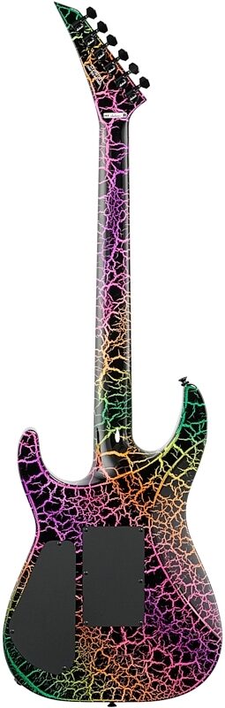 Jackson Pro Soloist SL3M Electric Guitar, Rainbow Crackle, Full Straight Back