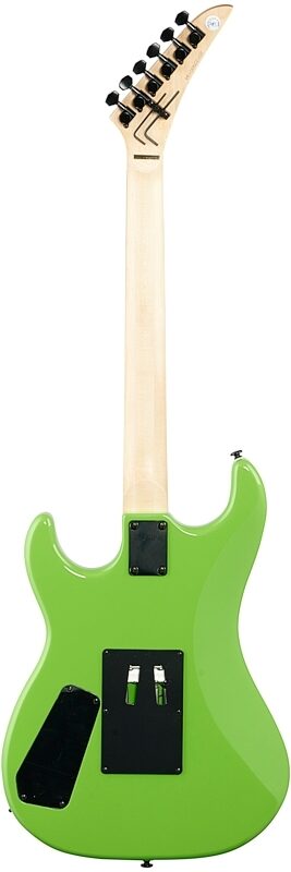 Kramer Snake Sabo Baretta Electric Guitar (with Gig Bag), Snake Green, Custom Graphics, Full Straight Back