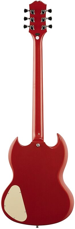 Epiphone SG Muse Electric Guitar, Scarlet Red Metallic, Full Straight Back