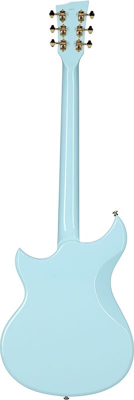 Dunable Cyclops DE Electric Guitar (with Gig Bag), Powder Blue, Full Straight Back
