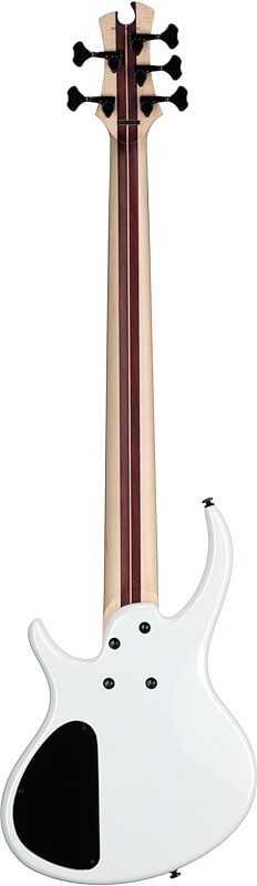Tobias Killer B V Electric Bass, 5-String (with Gig Bag), White Pearl, Full Straight Back