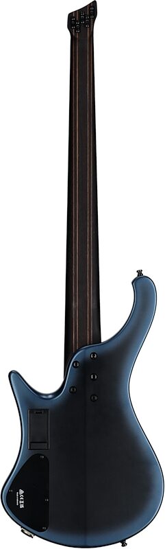 Ibanez EHB5MSBSP Multi-Scale Electric Bass, 5-String (with Gig Bag), Midnight Arctic Ocean, Full Straight Back