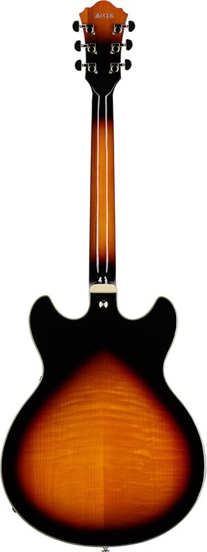 Ibanez Artstar AS113 Electric Guitar (with Case), Brown Sunburst, Full Straight Back