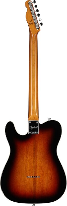 Squier Classic Vibe Baritone Custom Telecaster Electric Guitar, with Laurel Fingerboard, 3-Color Sunburst, Full Straight Back