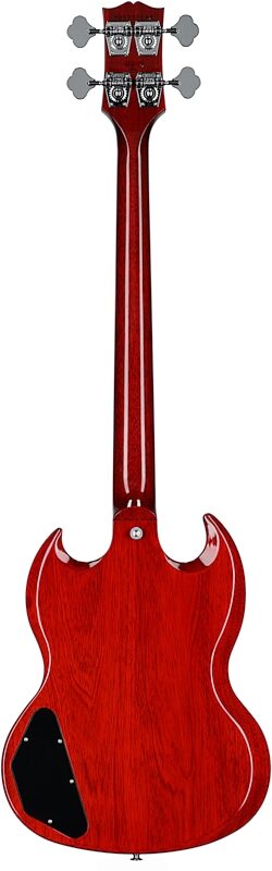 Gibson SG Standard Electric Bass (with Case), Heritage Cherry, Full Straight Back