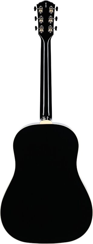 Guild DS-240E Dreadnought Acoustic-Electric Guitar, Black, Full Straight Back