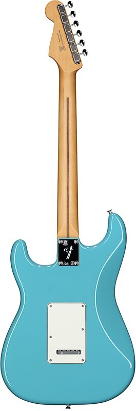 Fender Player II Stratocaster HSS Electric Guitar, with Maple Fingerboard, Aquatone Blue, Full Straight Back
