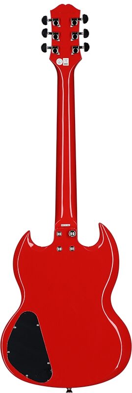 Epiphone Power Player SG Electric Guitar (with Gig Bag), Lava Red, Full Straight Back
