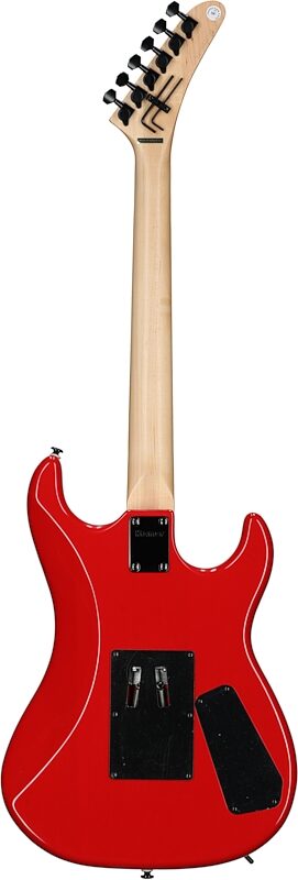 Kramer Baretta Original Series Electric Guitar, Left-Handed, Jumper Red, Full Straight Back