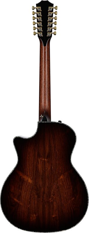 Taylor PS54ce Acoustic-Electric Guitar, 12-String (with Case), Shaded Edgeburst, Full Straight Back
