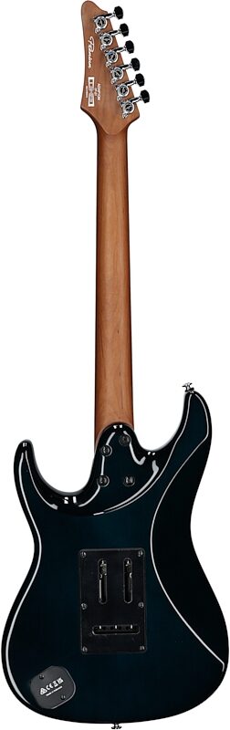 Ibanez AZ24P1QM Premium Electric Guitar (with Gig Bag), Deep Ocean Blonde, Full Straight Back
