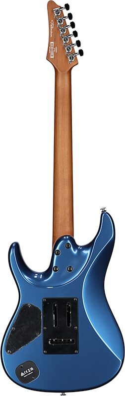 Ibanez Premium AZ42P1 Electric Guitar (with Gig Bag), Prussian Blue Metallic, Full Straight Back