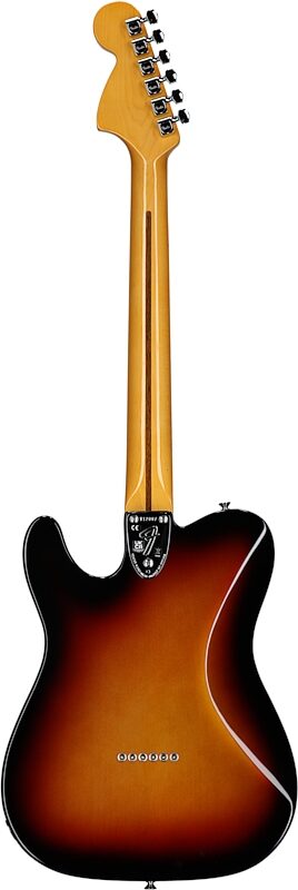 Fender American Vintage II 1975 Telecaster Deluxe Electric Guitar, Maple Fingerboard (with Case), 3-Color Sunburst, Full Straight Back