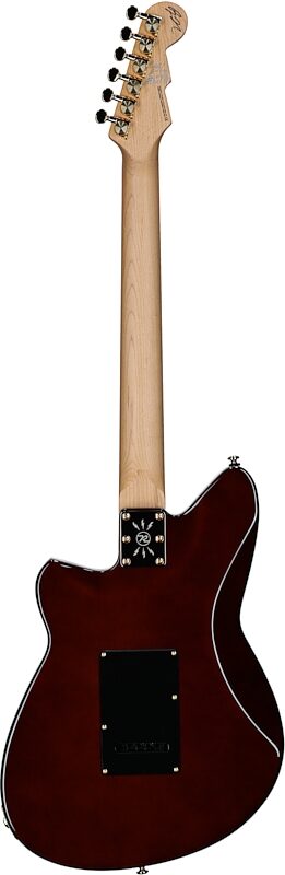 Reverend Ryan Malicsi Signature Electric Guitar, White Gold Sparkle, Full Straight Back