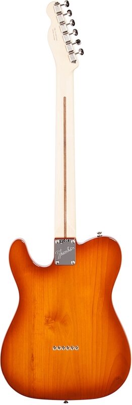 Fender American Performer Telecaster Electric Guitar, Rosewood Fingerboard (with Gig Bag), Honeyburst, Full Straight Back