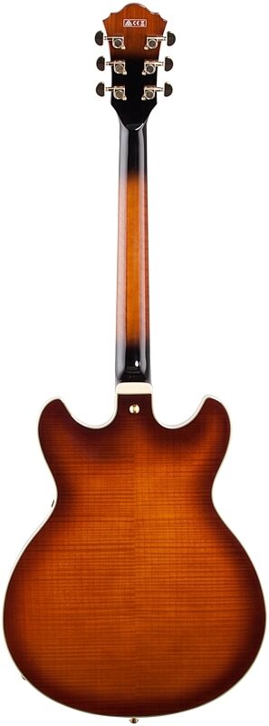 Ibanez Artcore Expressionist AS93FM Semi-Hollowbody Electric Guitar, Violin Sunburst, Full Straight Back