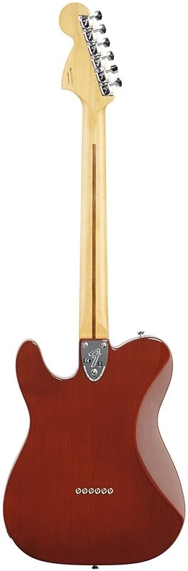 Fender Vintera '70s Telecaster Deluxe Electric Guitar, Maple Fingerboard (with Gig Bag), Mocha, Full Straight Back