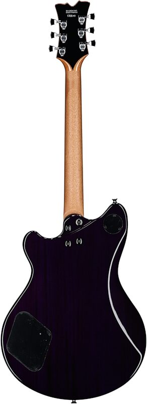 EVH Eddie Van Halen SA-126 Special Quilted Maple Electric Guitar (with Case), Transparent Purple, Open Box (Very Good), Full Straight Back