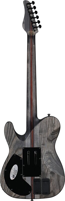 Schecter PT FR-S SLS Elite Evil Twin Electric Guitar, Satin Black, Full Straight Back