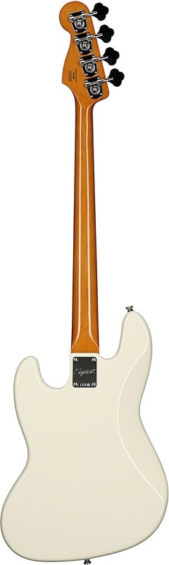 Squier Limited Edition Classic Vibe Mid-60s Jazz Electric Bass, Olympic White, Full Straight Back