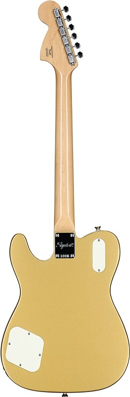 Squier Limited Edition Paranormal Troublemaker Telecaster Deluxe Electric Guitar, Aztec Gold, Full Straight Back