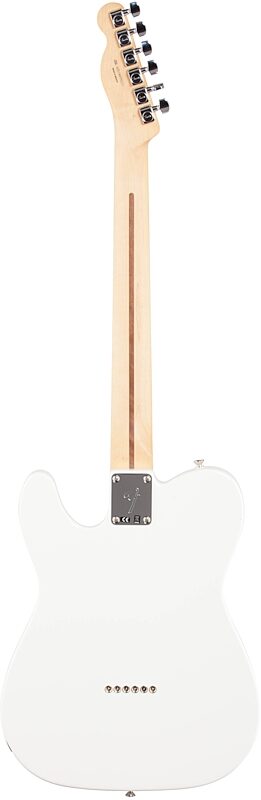 Fender Player Telecaster Pau Ferro Electric Guitar, Polar White, Full Straight Back