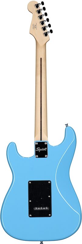 Squier Sonic Stratocaster Electric Guitar, Laurel Fingerboard, California Blue, Full Straight Back