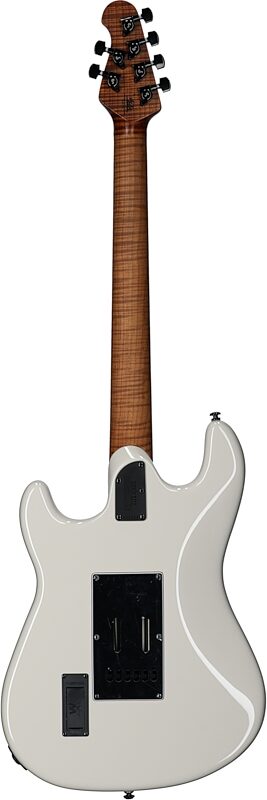 Ernie Ball Music Man Cutlass RS HSS Electric Guitar (with Case), Limestone, Full Straight Back
