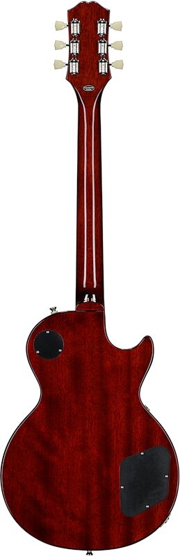 Epiphone Inspired by Gibson Les Paul Standard Electric Guitar, Left-Handed (with Gig Bag), Washed Cherry Sunburst, Full Straight Back