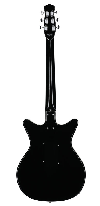 Danelectro 59 MOD NOS Electric Guitar, Left-Handed, Black, Full Straight Back
