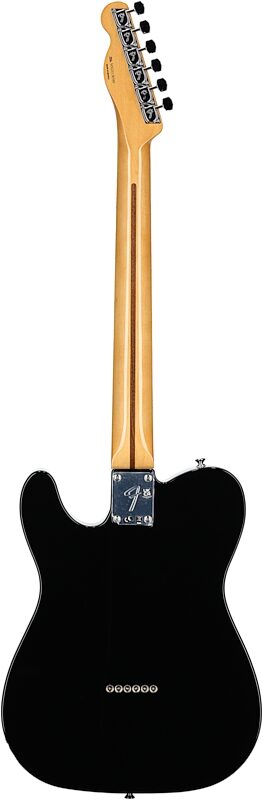 Fender Vintera II '60s Telecaster Thinline Electric Guitar, Maple Fingerboard (with Gig Bag), Black, Full Straight Back