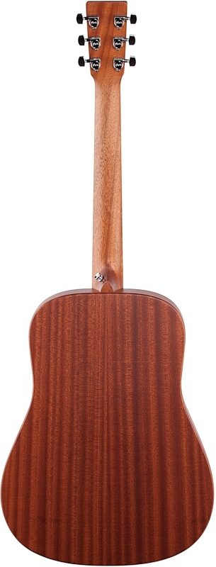 Martin D Jr-10 Acoustic-Electric Guitar (with Gig Bag), Natural, Sitka Spruce, Full Straight Back